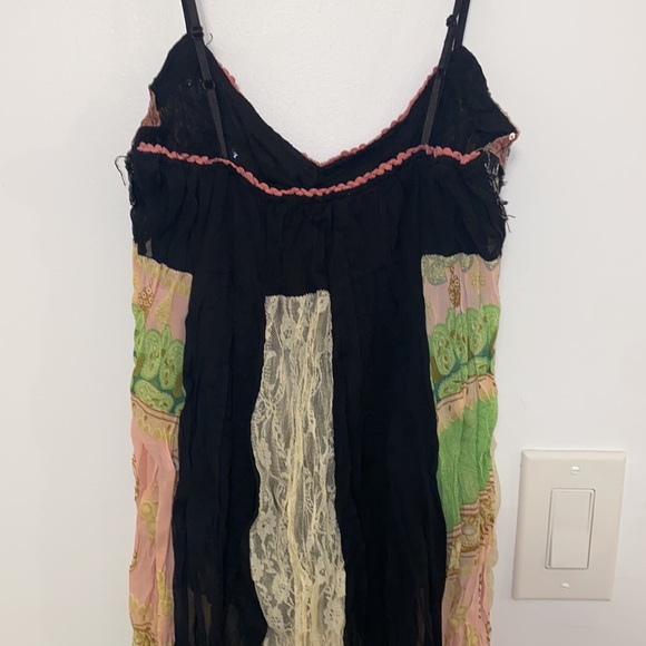 Boho Mixed Textile Tank Top - Picture 5 of 7